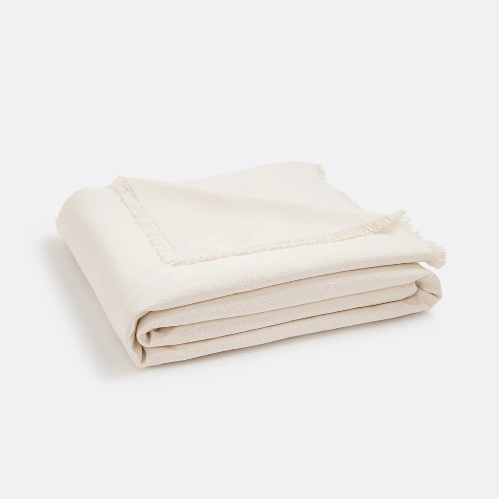 Plaid in katoen met franjes, Panama