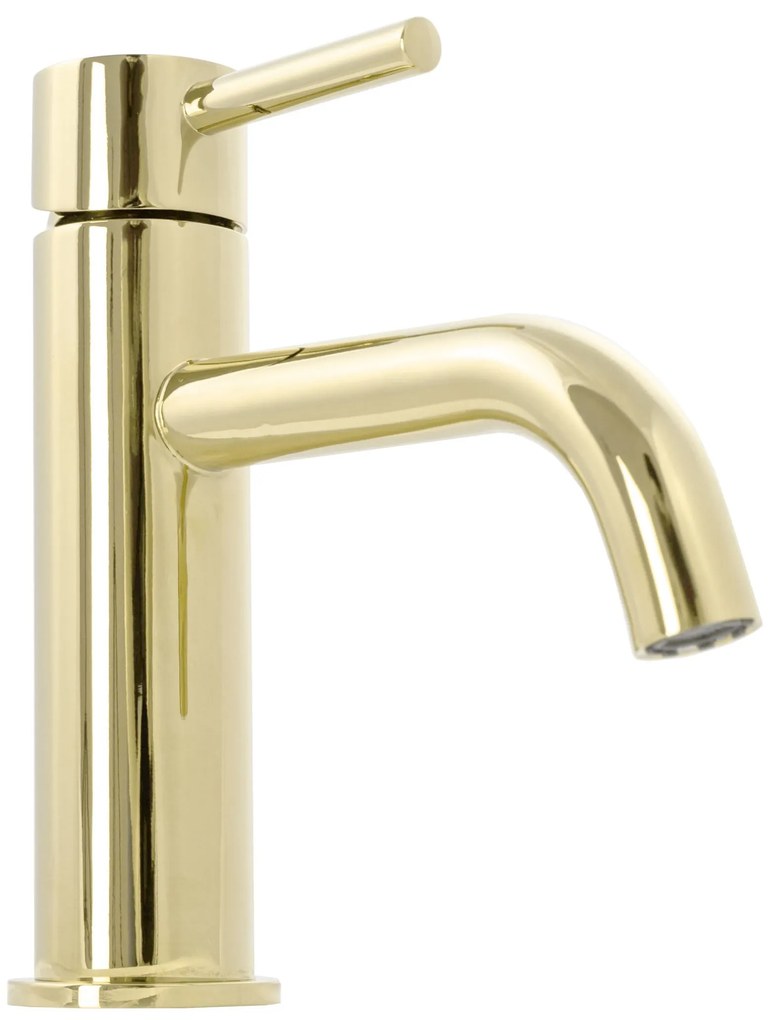 Wastafelkraan Rea Lungo Gold low