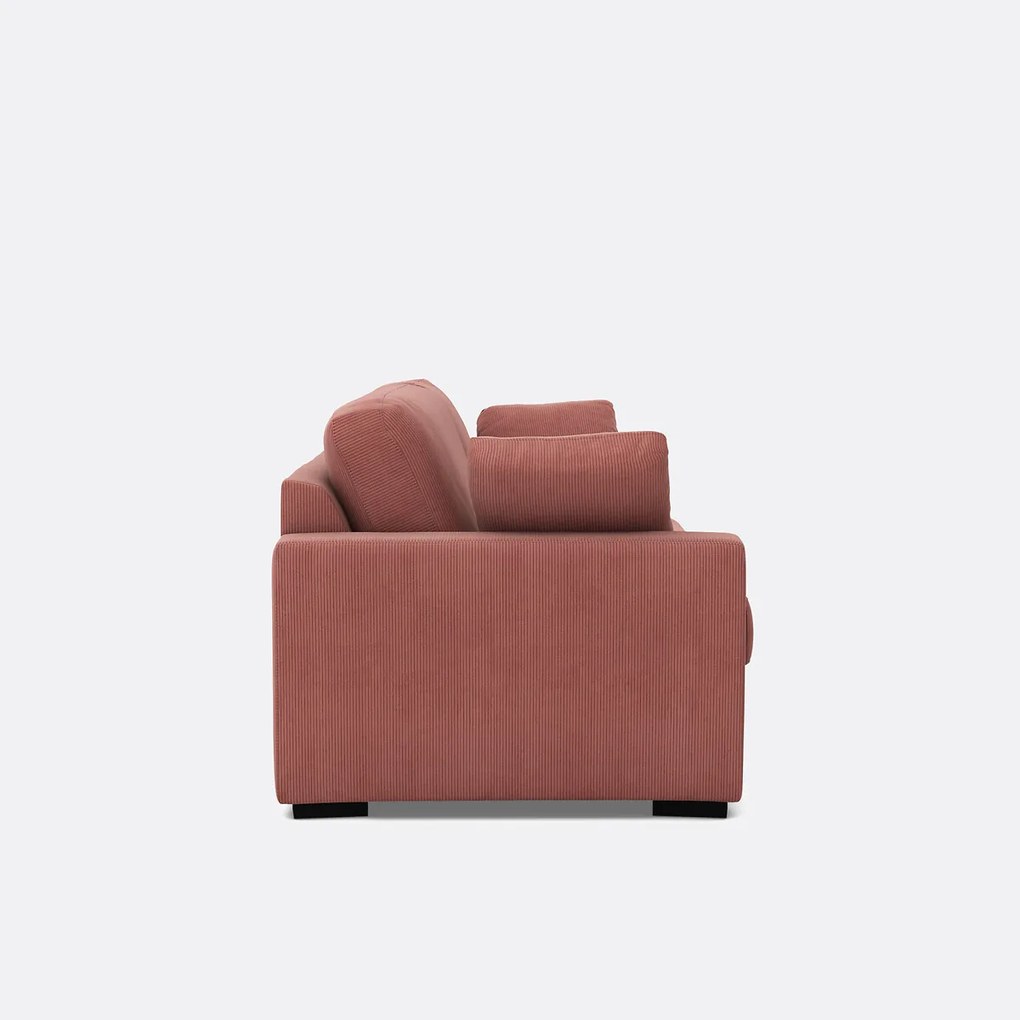 Slaapbank van fijn ribfluweel, Bultex, Timor