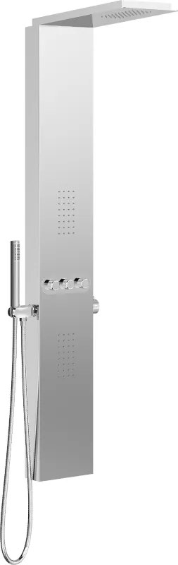 Mexen Omar douchepaneel, chroom - 7610-03-00