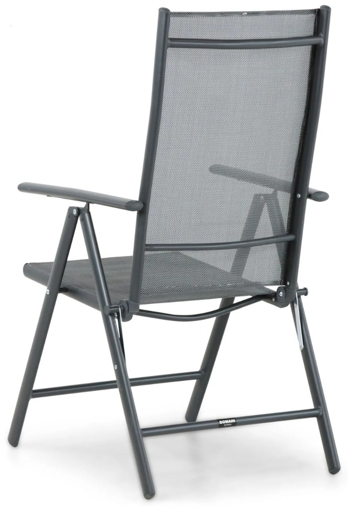 Domani Furniture Manu Standenstoel Aluminium/textileen Grijs
