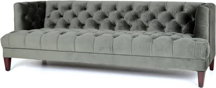 Eleonora Vogue Fluwelen Bank Met Knopen Groen