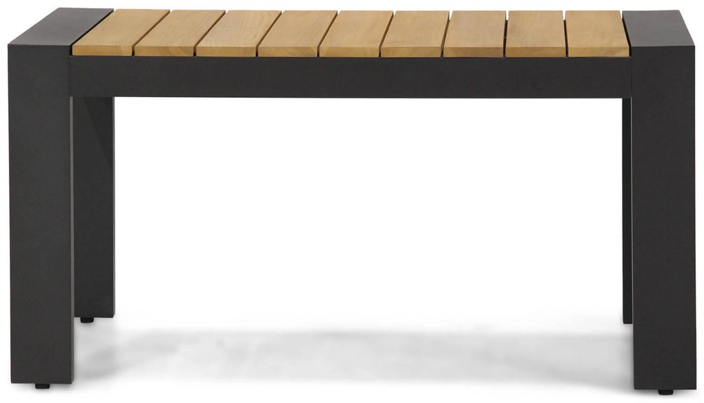 Stoel en Bank Loungeset 5 personen Aluminium/Aluminium/teak Grijs Lifestyle Garden Furniture Milano