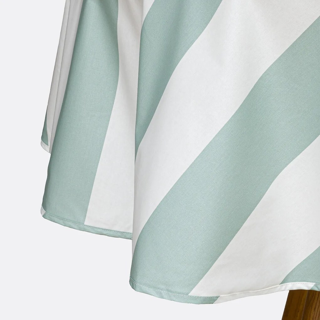 Rond tafelkleed in gecoat katoen, Hendaye