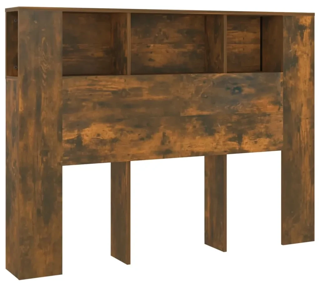 vidaXL Hoofdbordkast 140x18,5x104,5 cm gerookt eikenkleurig