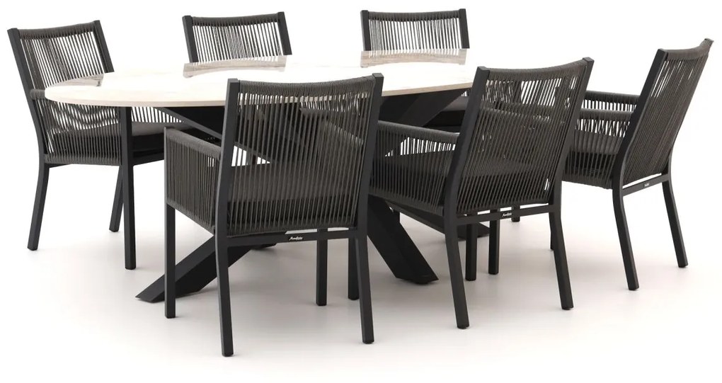 Diningset Manifesto  | 6 personen | Tuinset dekton | 7-delig | Kees Smit Tuinmeubelen