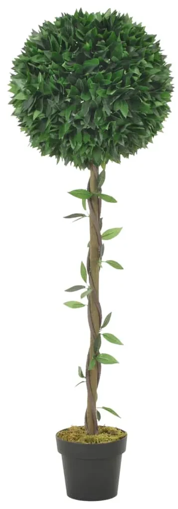 vidaXL Kunstplant met pot laurierboom 130 cm groen