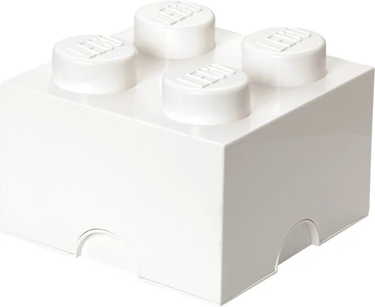 LEGO Opbergbox: Brick 4 (6 ltr) - Wit