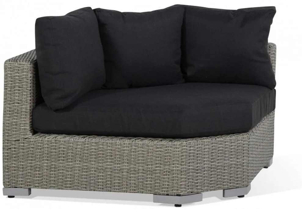 Garden Collections Toronto Loveseat Wicker Grijs 2-delig