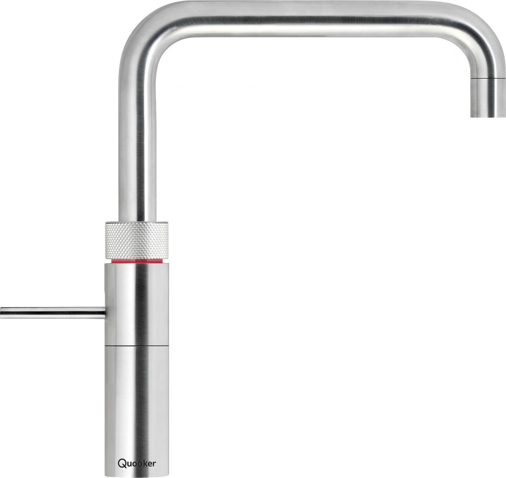 Quooker Fusion square met COMBI boiler 3-in-1 kokendwaterkraan RVS