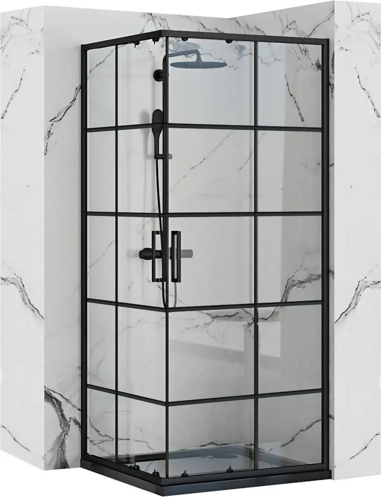 Rea Concept Black 90x90 douchewand