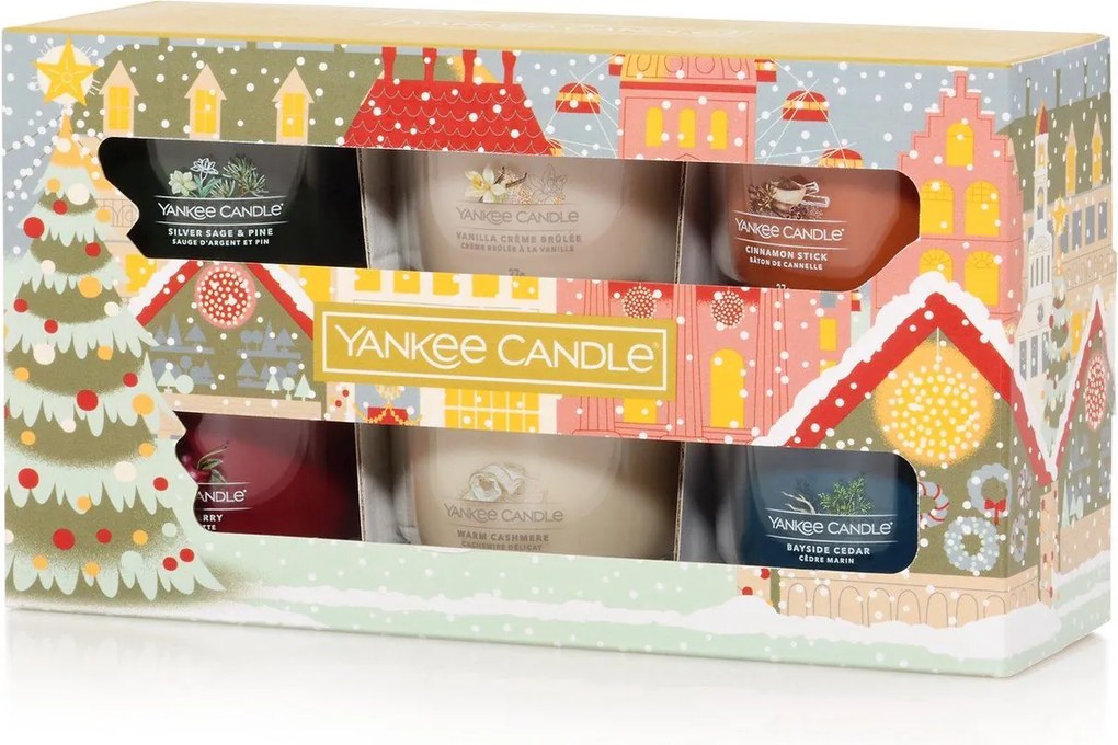 Yankee Candle - Passport To The Holidays - Giftset met 6 kleine votive geurkaarsen