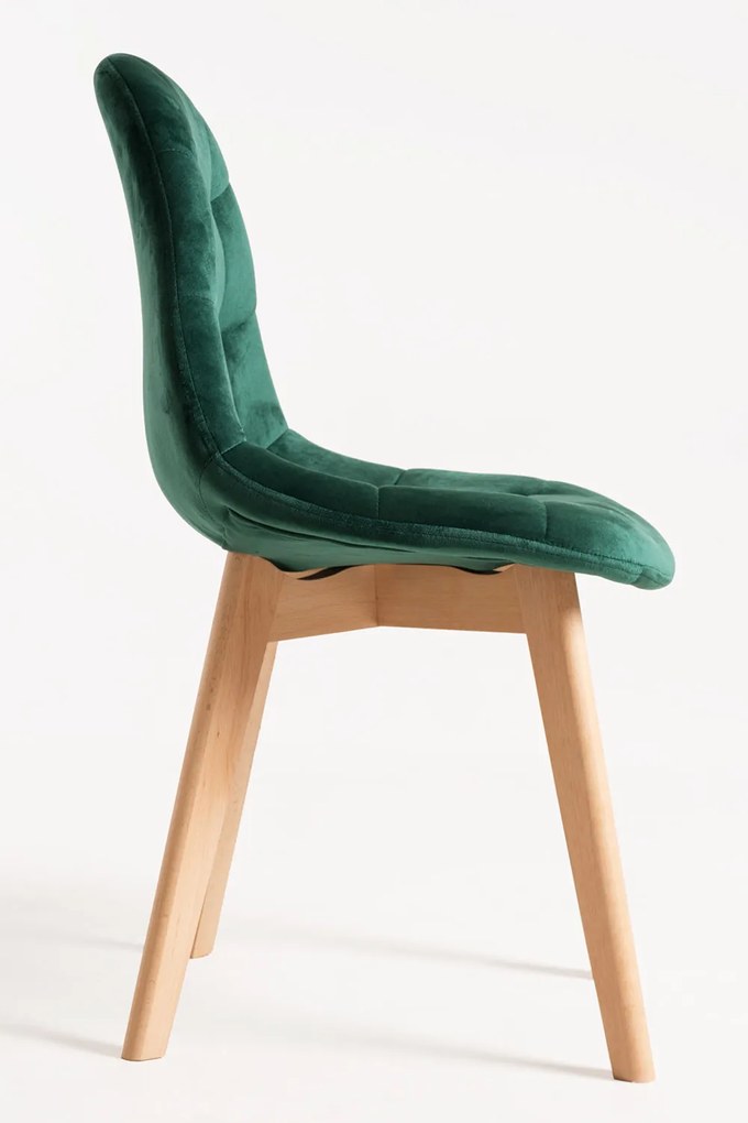 Set 4 Kelen Fluwelen Stoelen