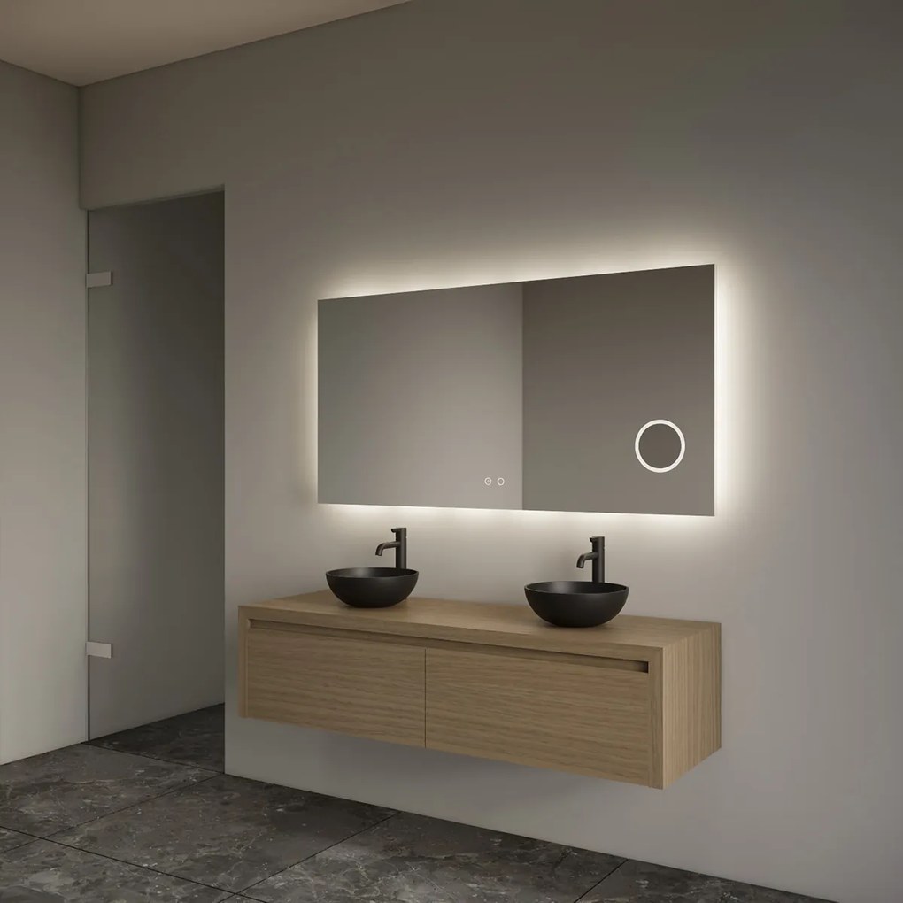 Gliss Design Ares badmeubel 140cm 2 lades corn silk zonder waskom