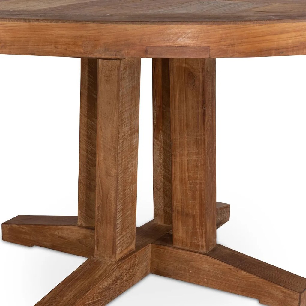 DTP Home Classic Castello Ronde Eettafel Teak - 160 X 160cm.