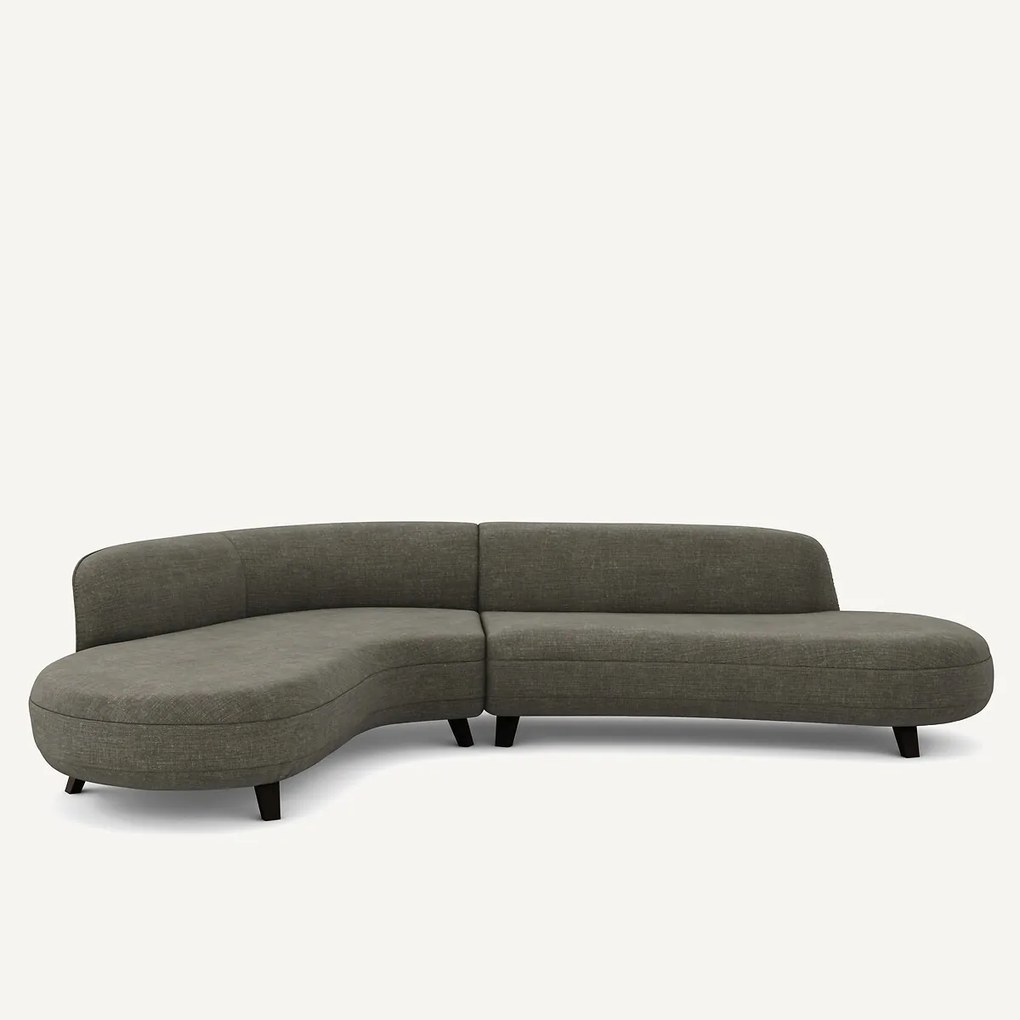 Rosebury katoenen en linnen hoekbank, ontwerp Emmanuel Gallina