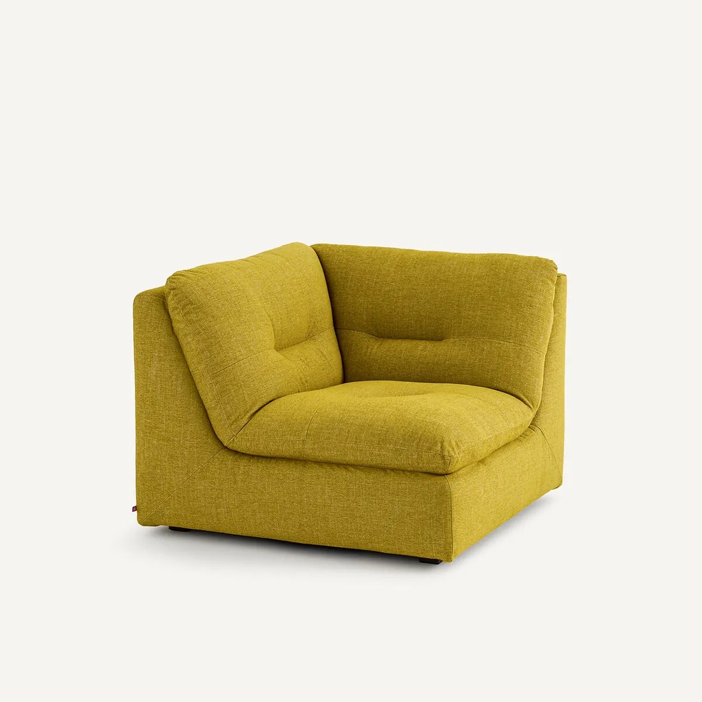 Modulaire 90° hoek in gemêleerde stof, GIULIANO