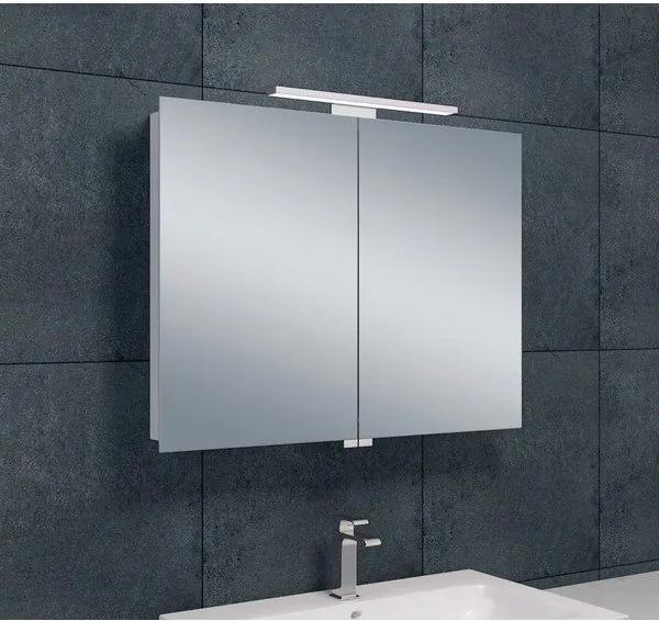 Exellence Bright Lucia luxe spiegelkast 80x60cm met LED verlichting aluminium 38.4151