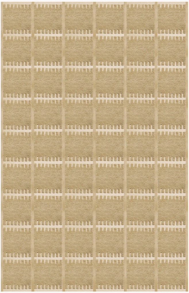 Handgeweven wollen vloerkleed Swedish Homage