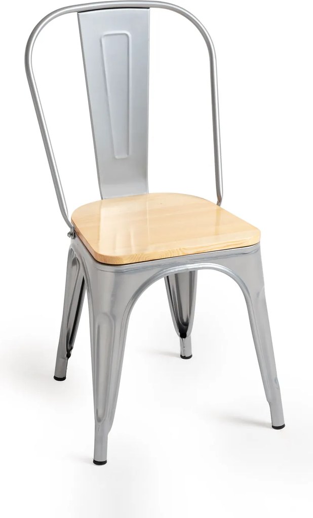 Set 4 Torix Natuurlijk Houten Stoelen