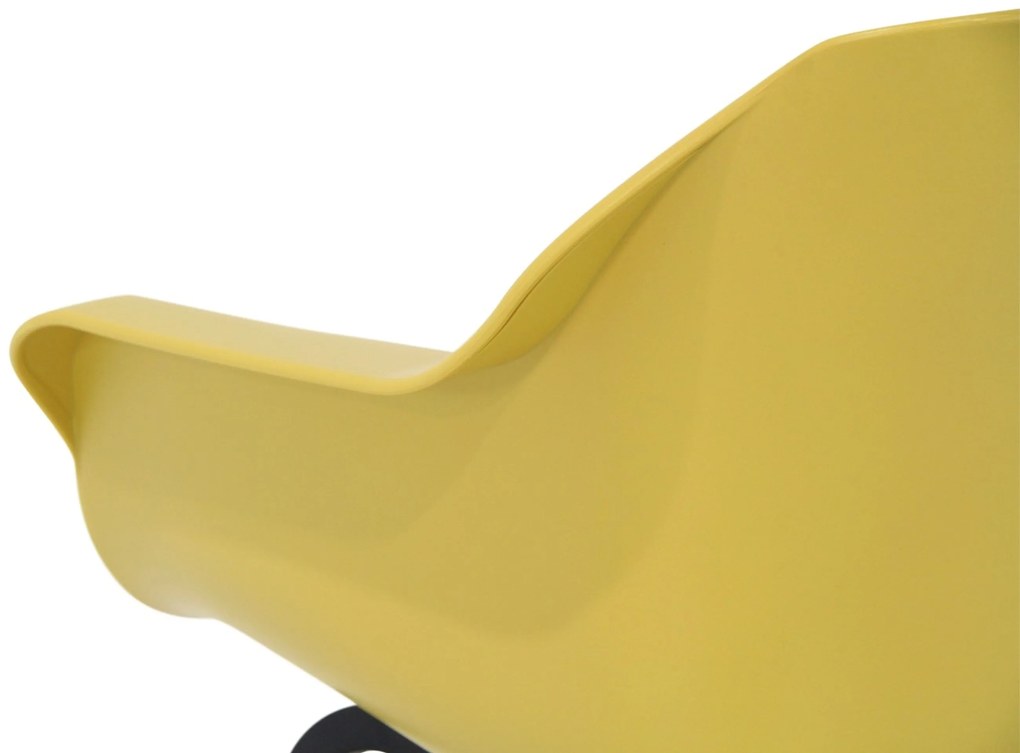 Tuinstoel Kunststof Geel Hartman Sophie studio curry yellow - met gratis kussen