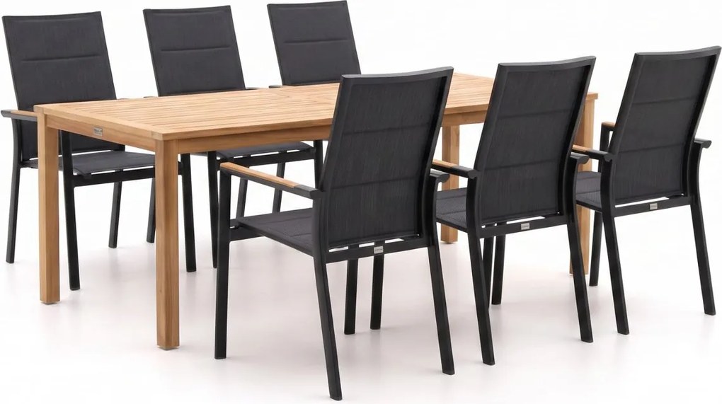 + 10% kassakorting | Diningset Bellagio  | 6 personen | Tuinset teakhout | 7-delig | Kees Smit Tuinmeubelen