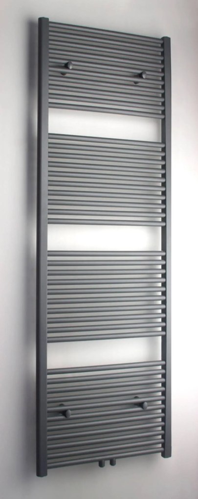 Beaux Rennes handdoekradiator 844W 50x180cm mat grijs metallic