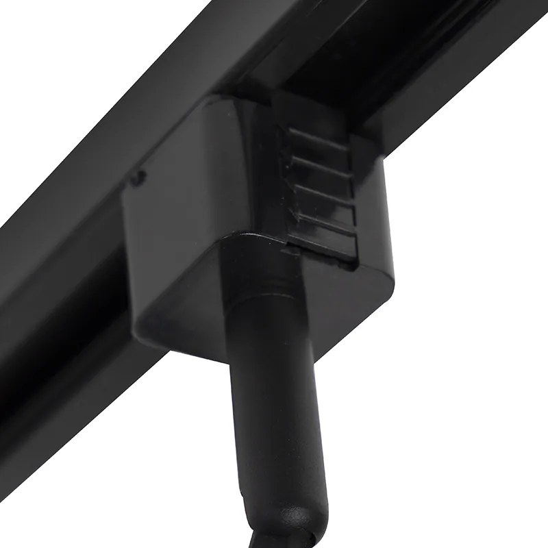 Smart railsysteem zwart 1-fase 5-lichts incl. Wifi GU10 - Iconic Jeany