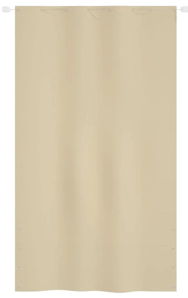 vidaXL Balkonscherm 140x240 cm oxford stof beige