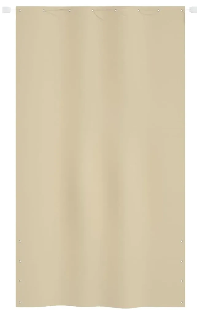 vidaXL Balkonscherm 140x240 cm oxford stof beige