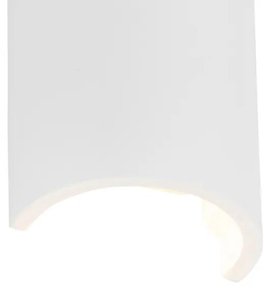 Moderne wandlamp wit - Colja Novo Landelijk G9 rond Binnenverlichting Gips Lamp