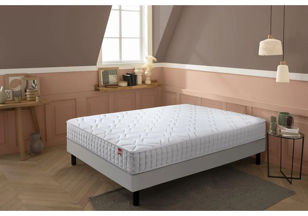 Matras met springveren + bedbodem, Distinct 3