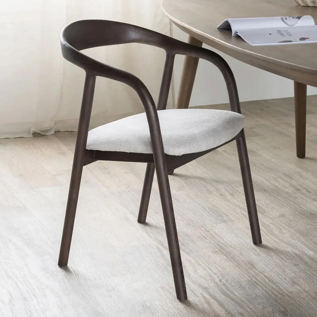 Eleonora Rayven Eetkamerstoel Wabi Sabi Walnoot