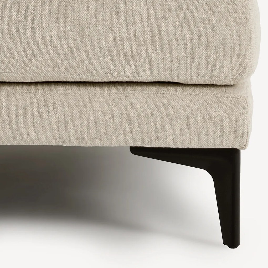 Voetensteun met dienblad, gevlochten polyester, MODERNISTE, ontwerp Emmanuel Gallina