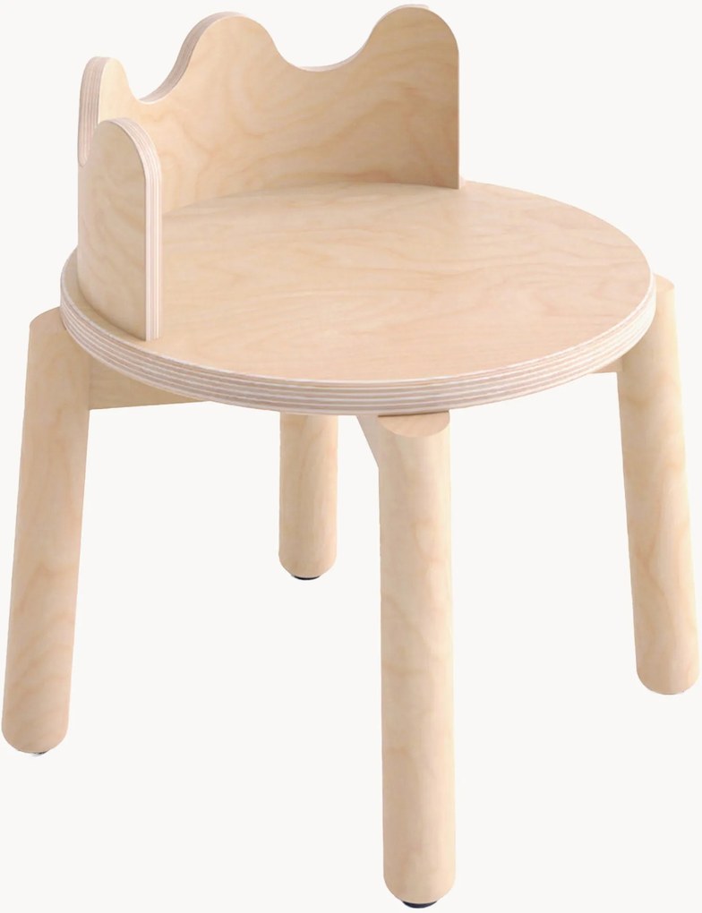 Handgemaakte kinderstoelen Moss, 2-delig