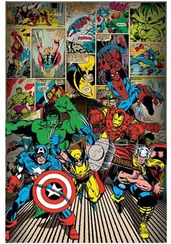 Posters Multicolour Marvel  Taille unique