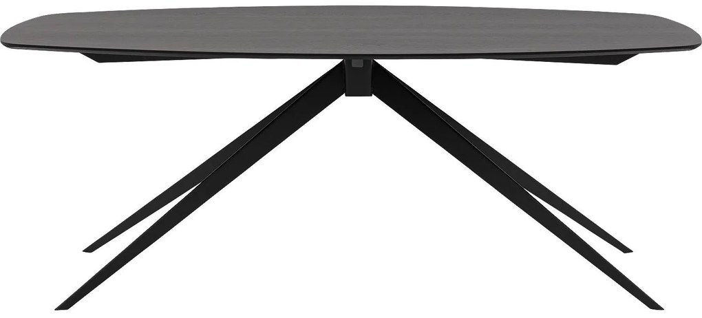 Goossens Excellent Eettafel Uniek, Semi ovaal 200 x 110 cm