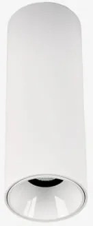 Orelva Ronde Led-opbouwplafondlamp Ø5,7 Cm In Aluminium Wit & Warm Wit 3000k & 8 W & 38º - Sklum