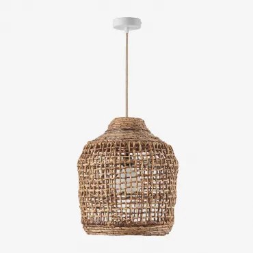Arantxa Hanglamp Voor Aan Het Plafond Natuurlijk - Wit & Ø35 Cm - ↑40 Cm Arantxa - Sklum
