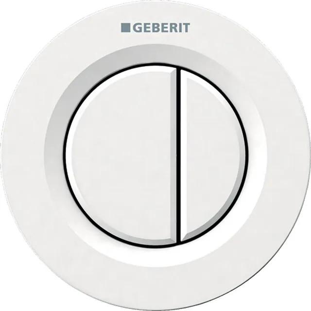 Geberit Type01 afstandsbediening pneumatisch, voor 2-toets spoeling 9.5x9.5cm wit 116.042.11.1