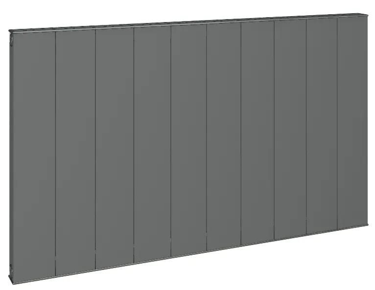 Eastbrook Vesima horizontale aluminium verwarming 60x60,3cm Antraciet 792 watt