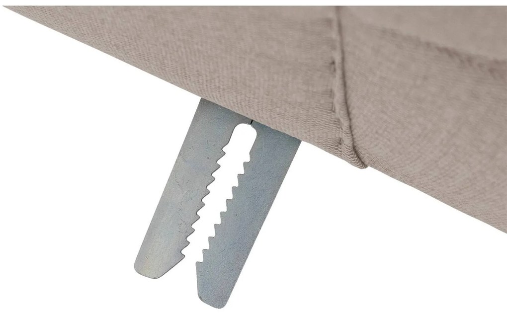 Goossens  Key West grijs, stof, 3-zits, modern design met ligelement links