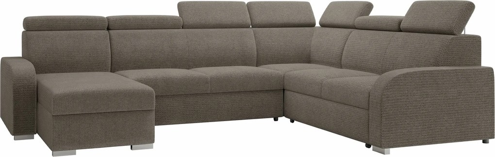 Hoekbank Ovos IV, Aanwezig, Aanwezig, 315x250x85cm, 214.5 kg, Poten: Hout, Kunststof