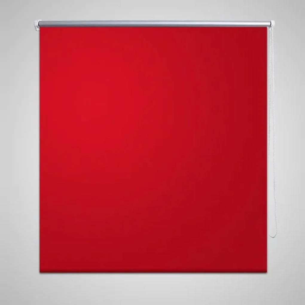 vidaXL Rolgordijn verduisterend 160 x 175 cm rood