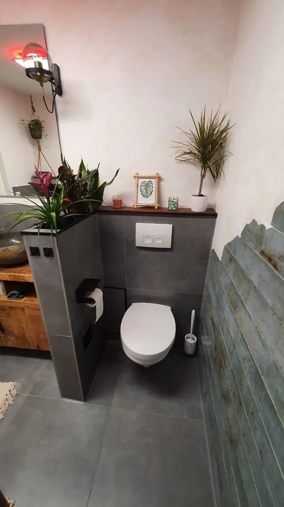 Vloertegel 90x90 Cm Betonlook Fairy Dark Donker Grijs H96