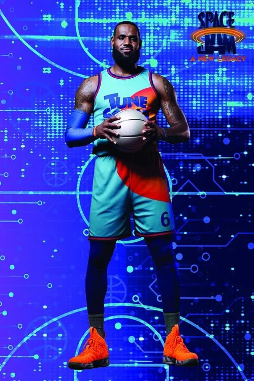 Kunstafdruk Space Jam 2 - LeBron, (26.7 x 40 cm)