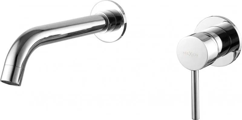 Mexen Alma inbouw wastafelkraan, chroom - 75015-00