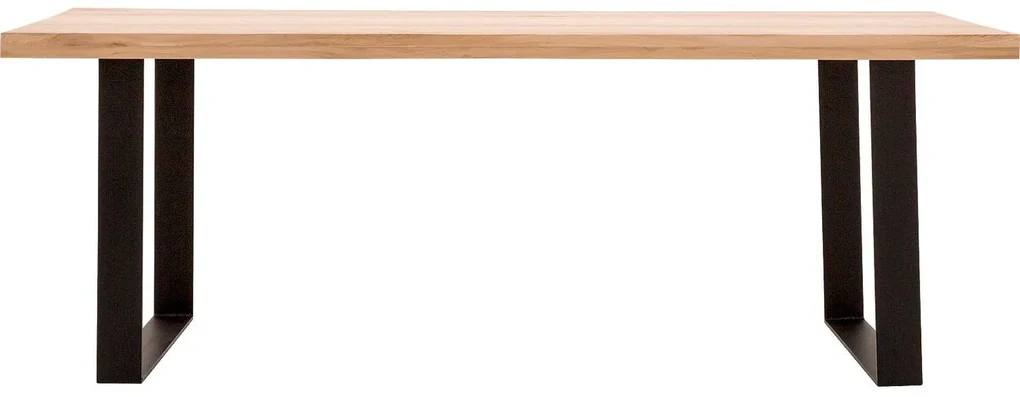Goossens Eettafel Blade, Strak blad 200 x 100 cm 6 cm dik