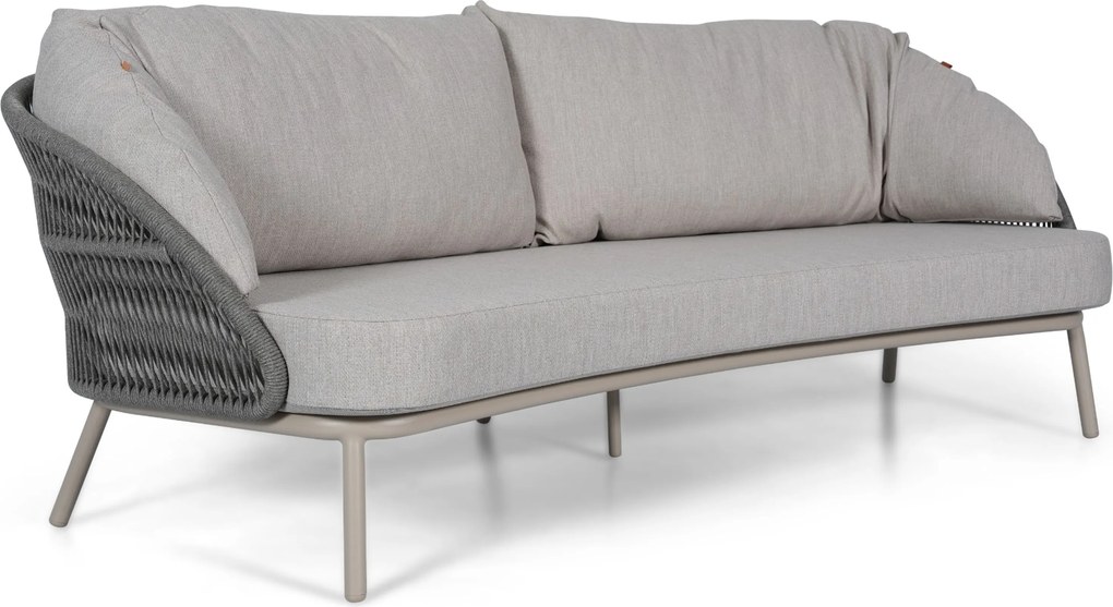 Stoel en Bank Loungeset 5 personen Rope Zand/Beige  Santika Furniture Santika