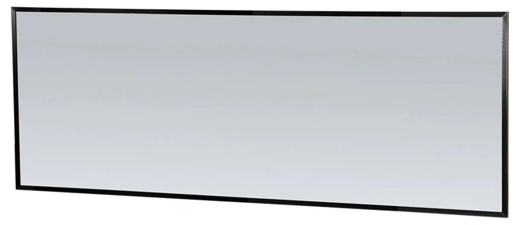 Badkamerspiegel Sanitop Silhouette 200x70x2.5 cm Aluminium Zwart